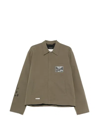 Song For The Mute Logo-patch Jacket In Green