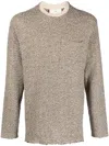 SONG FOR THE MUTE LONG-SLEEVE DISTRESSED SWEATSHIRT