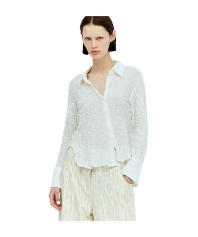 Song For The Mute Long-sleeved Shirt In White