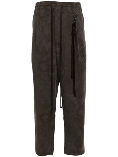 Song For The Mute Lounge Trousers In Brown