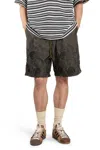 Song For The Mute Embroidered Bermuda Shorts In Green