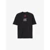 Song For The Mute Song Graphic-print Cotton-jersey T-shirt In Black