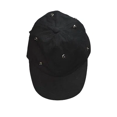 Pre-owned Song For The Mute Metal Bead Cap 'black' | Men's Size Onesize