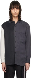 Song For The Mute Paneled Long-sleeved Shirt In Multi