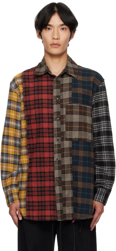 Song For The Mute Multicolor Tartan Flannel Shirt
