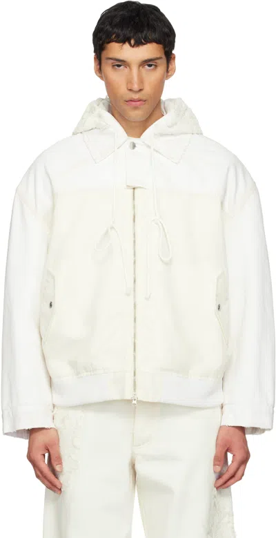 Song For The Mute Off-white The Kid Laroi Edition Faded Denim Jacket
