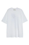 Song For The Mute Oversize Logo Graphic T-shirt In White