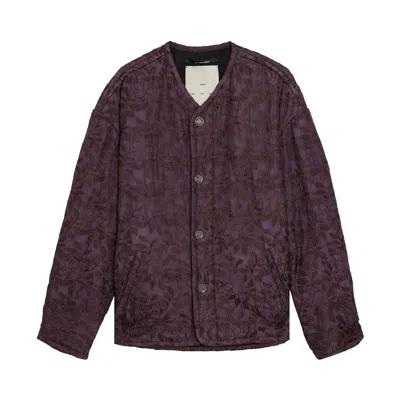 Pre-owned Song For The Mute Oversized Liner Jacket 'purple' | Men's Size 2