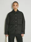 Song For The Mute Padded Cocoon Jacket In Black