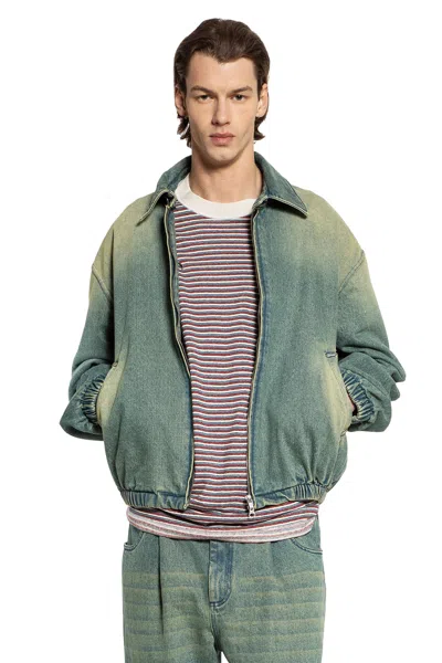 Song For The Mute Padded Shirt Jacket In Multi