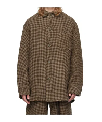 Song For The Mute Painters Jacket In Brown