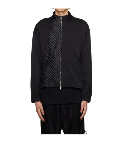 Song For The Mute Paneled Jacket In Black