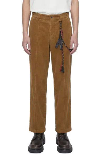Song For The Mute Pin Stitch Corduroy Trousers In Brown