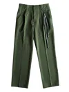 Song For The Mute Loose Pleated Pant In Green