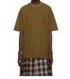 Song For The Mute Round Neck Short Sleeve T-shirt In Brown