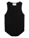 Song For The Mute Ruffled Tank Top