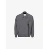 Song For The Mute Gray Slash Coach Jacket In Grey