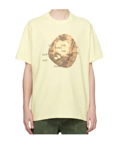 Song For The Mute Short-sleeved T-shirt In Yellow
