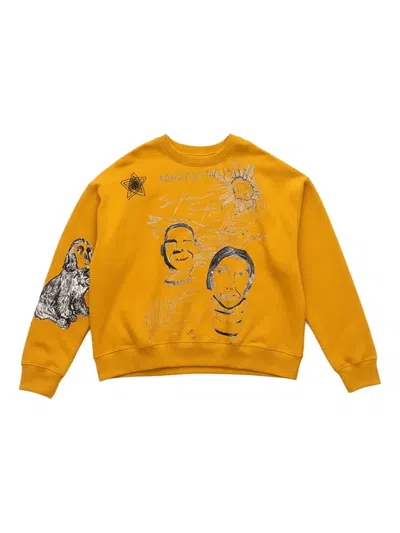 Song For The Mute Sketchbook Sweatshirt In Yellow