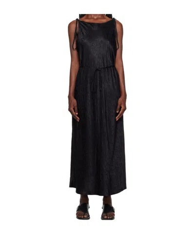 Song For The Mute Sleeveless Dress In Black