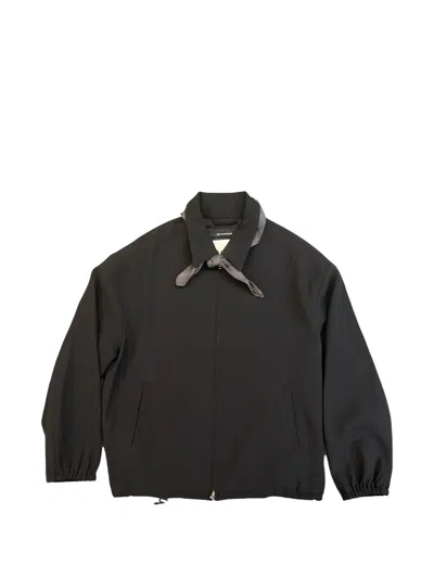 Song For The Mute Slim Coach Jacke Mit Schaldetail In Black