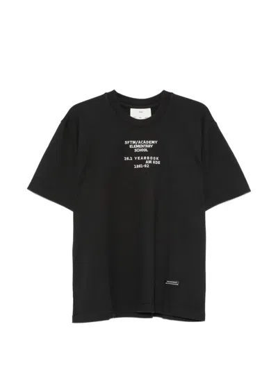Song For The Mute Slogan-print T-shirt In Black