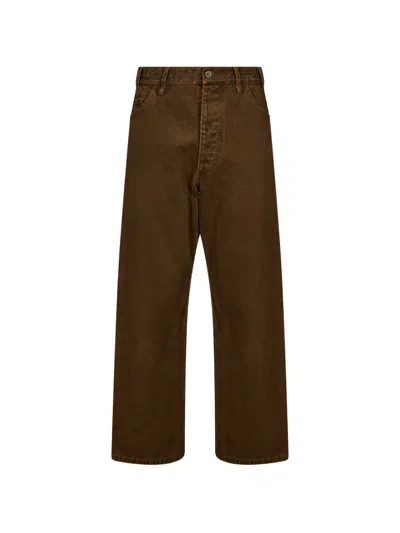 Song For The Mute Straight-leg Jeans In Brown