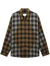 SONG FOR THE MUTE TARTAN-PATTERN SHIRT