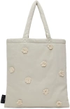 SONG FOR THE MUTE TAUPE DAISY TOTE