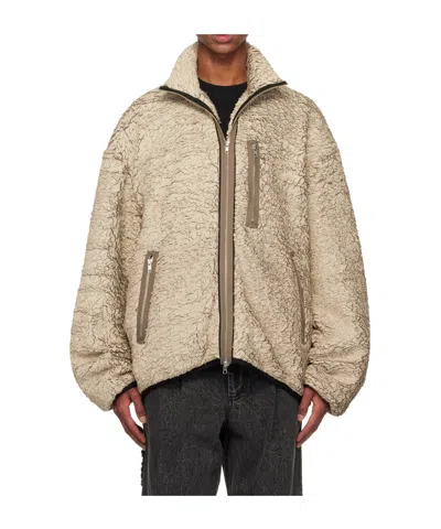 Song For The Mute Textured-finish Jacket In White
