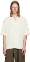 Song For The Mute Logo Button Down Shirt In White