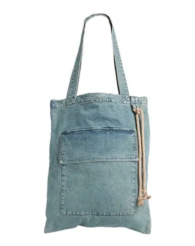 Song For The Mute Woman Shoulder Bag Blue Size - Textile Fibers