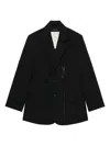 Song For The Mute Wool Blazer In Black