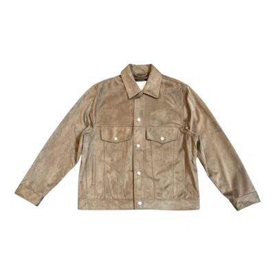 Pre-owned Song For The Mute Worker Jacket 'brown' | Men's Size 50