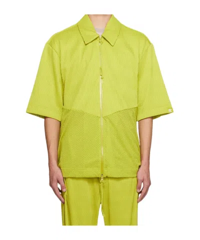 Song For The Mute Yellow Adidas Originals Edition Shirt In Lime
