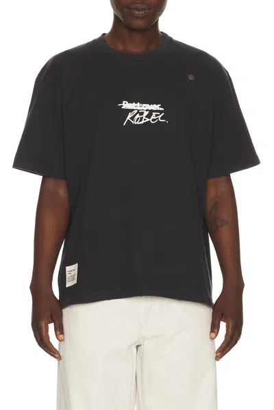 Song For The Mute X Birkenstock Distressed-effect Logo-print T-shirt In Black