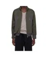 Song For The Mute Zippered Long Sleeve Casual Jacket In Gray