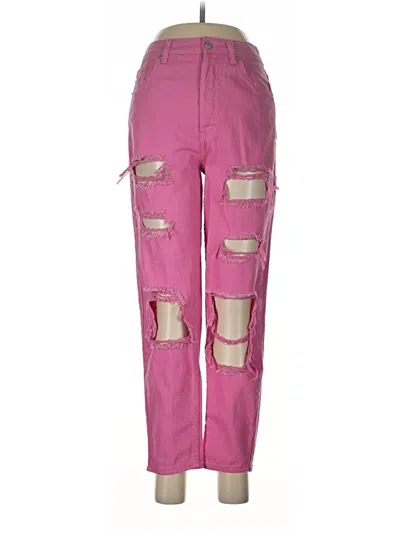 Pre-owned S.o.n.g. Jeans In Pink
