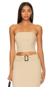 Song Of Style Kenly Tube Top In Latte Beige