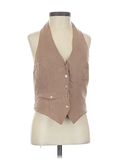 Pre-owned Song Of Style Vest In Brown