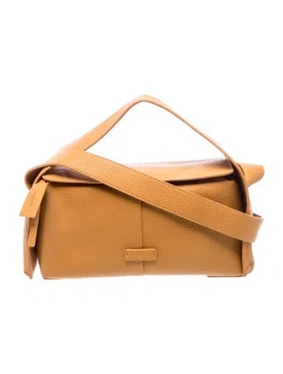 Pre-owned Songmont Leather Crossbody Bag In Brown
