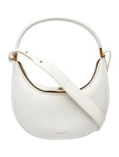 Pre-owned Songmont Leather Luna In White