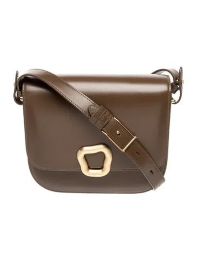 Pre-owned Songmont Leather Shoulder Bag In Brown