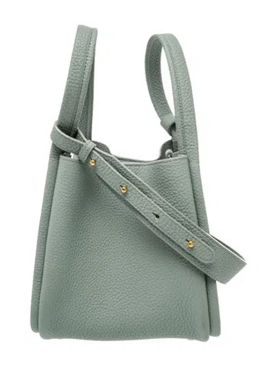 Pre-owned Songmont Leather Song Medium In Blue