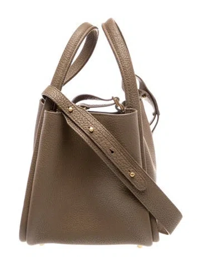 Pre-owned Songmont Leather Song Medium In Brown