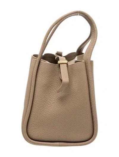 Pre-owned Songmont Leather Song Medium In Brown