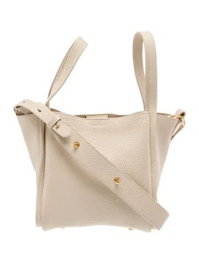 Pre-owned Songmont Leather Song Medium In Neutral