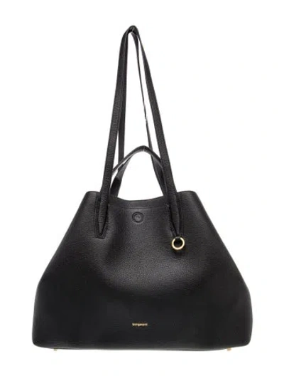 Pre-owned Songmont Leather Tote In Black