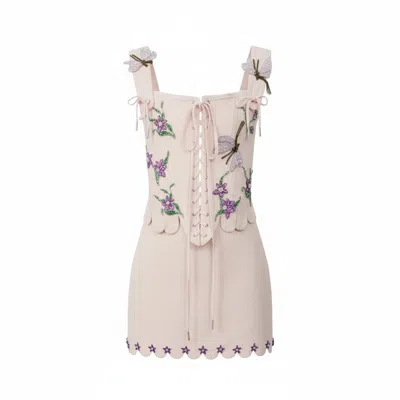 Songs Of Siren Pink Moonlit Rose Corset