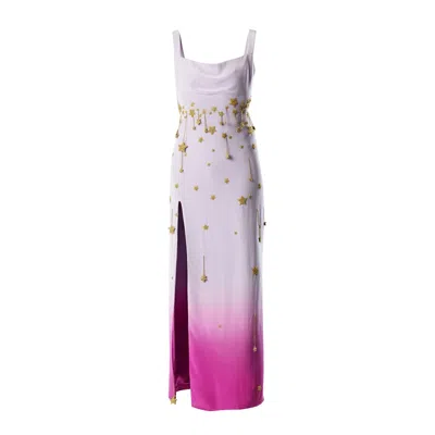 Songs Of Siren Women's Pink / Purple Sunrise Gown In Multi